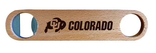 Colorado Buffaloes NCAA Elegant Laser-Etched Wooden Bottle Opener - Collegiate Bar Accessory