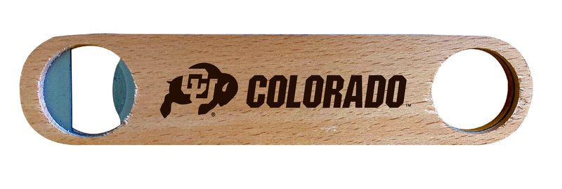 Colorado Buffaloes NCAA Elegant Laser-Etched Wooden Bottle Opener - Collegiate Bar Accessory