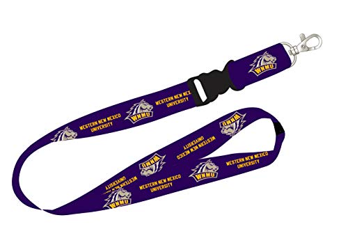 Ultimate Sports Fan Lanyard -  Western New Mexico University Spirit, Durable Polyester, Quick-Release Buckle & Heavy-Duty Clasp