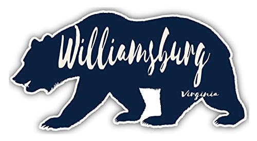 Williamsburg Virginia Souvenir 3x1.5-Inch Fridge Magnet Bear Design