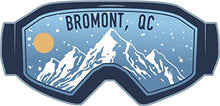 Load image into Gallery viewer, Bromont Quebec Ski Adventures Souvenir 4 Inch Vinyl Decal Sticker 4-Pack

