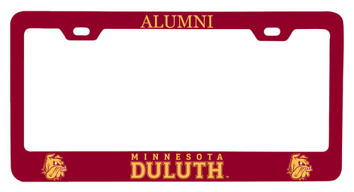 NCAA Minnesota Duluth Bulldogs Alumni License Plate Frame - Colorful Heavy Gauge Metal, Officially Licensed