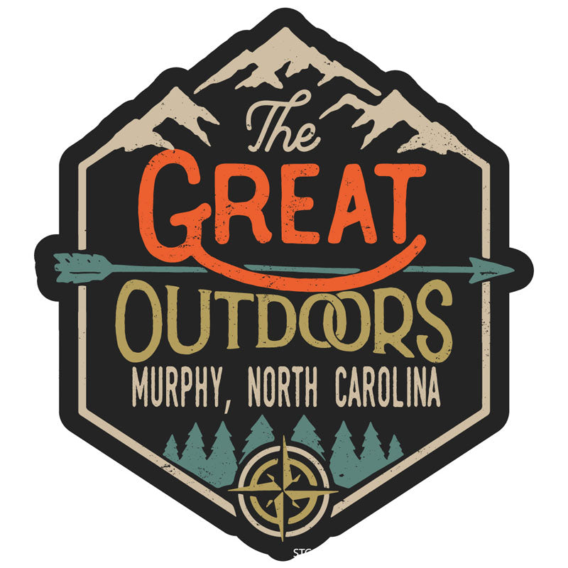 Murphy North Carolina Souvenir Decorative Stickers (Choose theme and size)