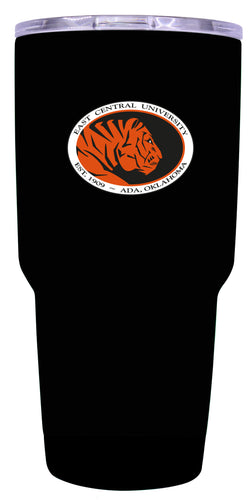 East Central University Tigers Mascot Logo Tumbler - 24oz Color-Choice Insulated Stainless Steel Mug