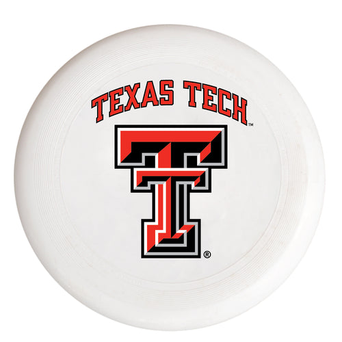 Texas Tech Red Raiders NCAA Licensed Flying Disc - Premium PVC, 10.75” Diameter, Perfect for Fans & Players of All Levels