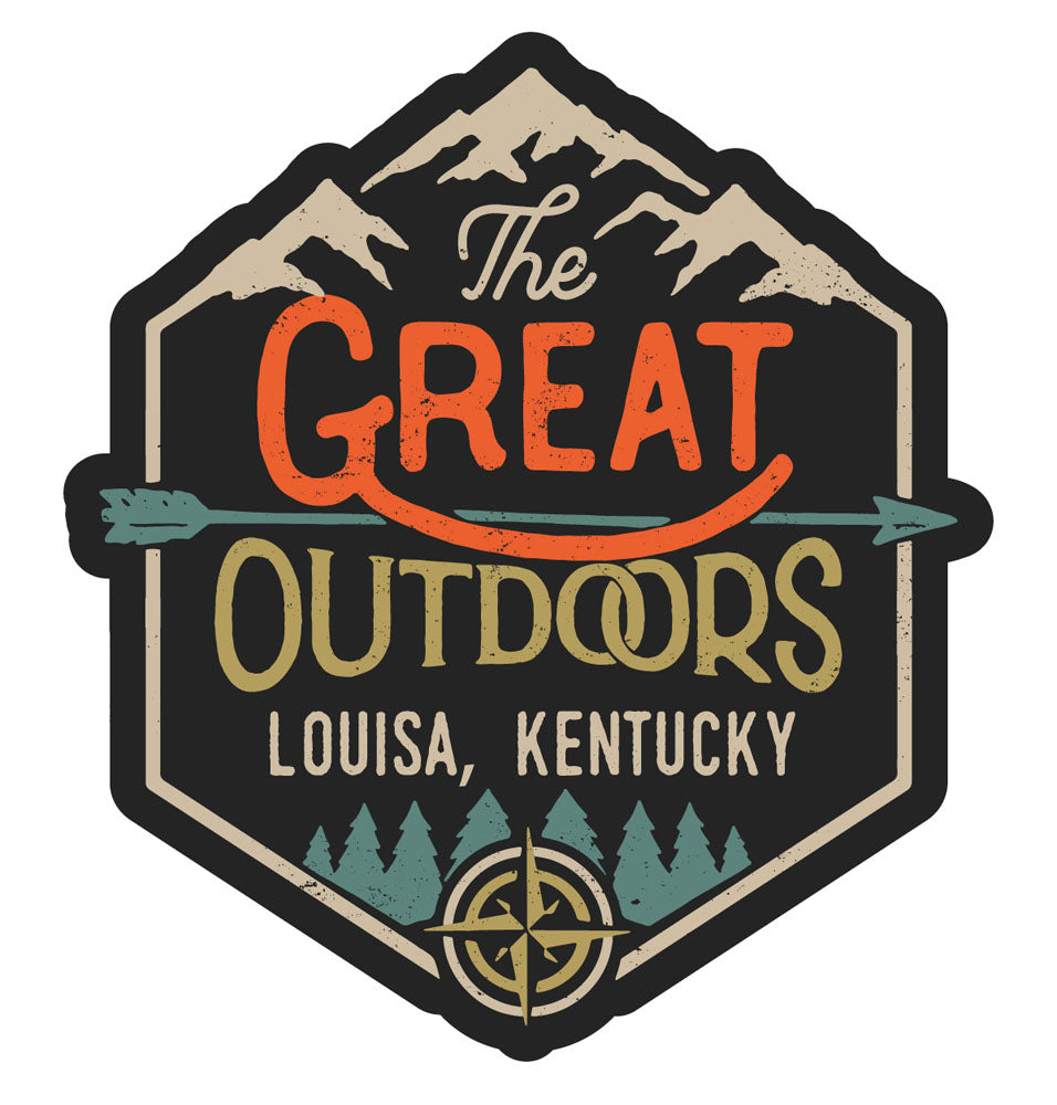 Louisa Kentucky Souvenir Decorative Stickers (Choose theme and size)