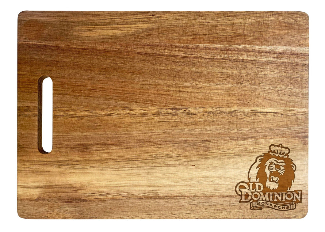 Old Dominion Monarchs Classic Acacia Wood Cutting Board - Small Corner Logo