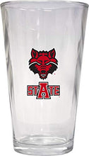 Load image into Gallery viewer, NCAA Arkansas State Officially Licensed Logo Pint Glass – Classic Collegiate Beer Glassware
