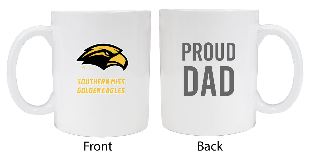 Southern Mississippi Golden Eagles Proud Dad Ceramic Coffee Mug - White