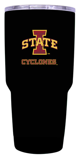 Iowa State Cyclones Mascot Logo Tumbler - 24oz Color-Choice Insulated Stainless Steel Mug