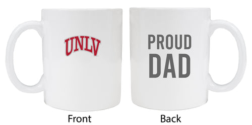 UNLV Rebels Proud Dad Ceramic Coffee Mug - White