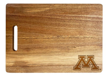 Load image into Gallery viewer, Minnesota Gophers Classic Acacia Wood Cutting Board - Small Corner Logo
