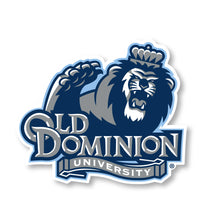 Load image into Gallery viewer, Old Dominion Monarchs 2-Inch Mascot Logo NCAA Vinyl Decal Sticker for Fans, Students, and Alumni

