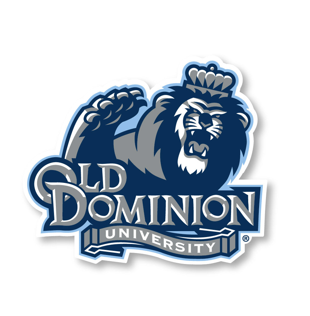 Old Dominion Monarchs 2-Inch Mascot Logo NCAA Vinyl Decal Sticker for Fans, Students, and Alumni