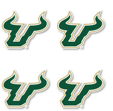 Load image into Gallery viewer, South Florida Bulls 2-Inch Mascot Logo NCAA Vinyl Decal Sticker for Fans, Students, and Alumni
