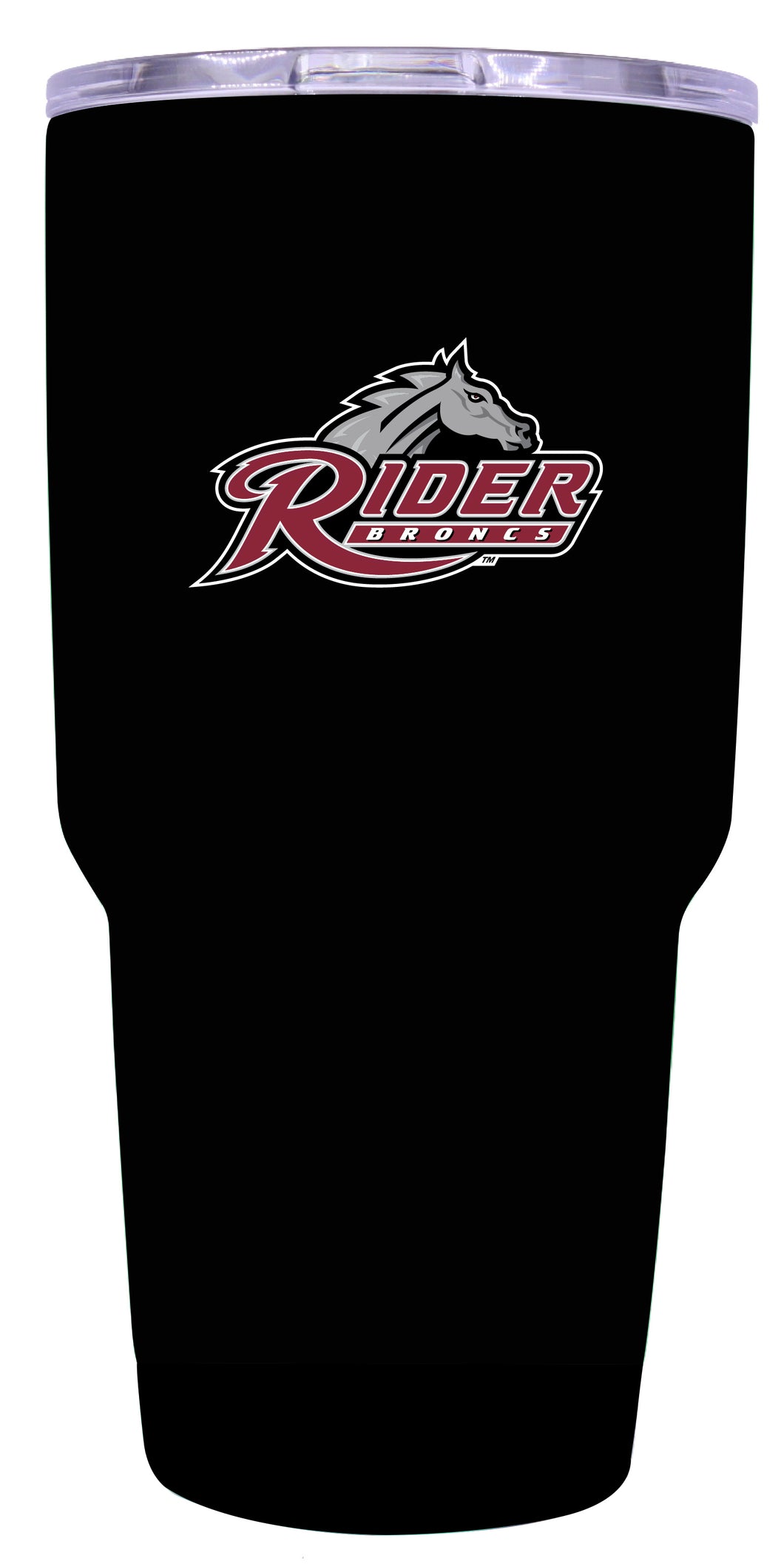 Rider University Broncs Mascot Logo Tumbler - 24oz Color-Choice Insulated Stainless Steel Mug