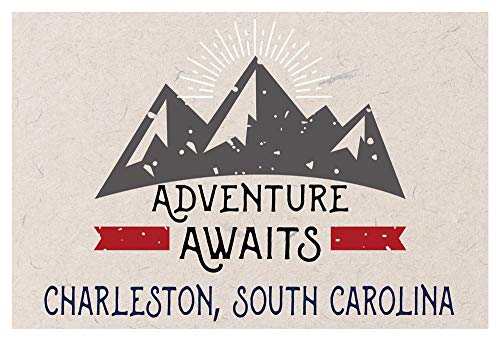Charleston South Carolina Souvenir 2x3 Inch Fridge Magnet Adventure Awaits Design