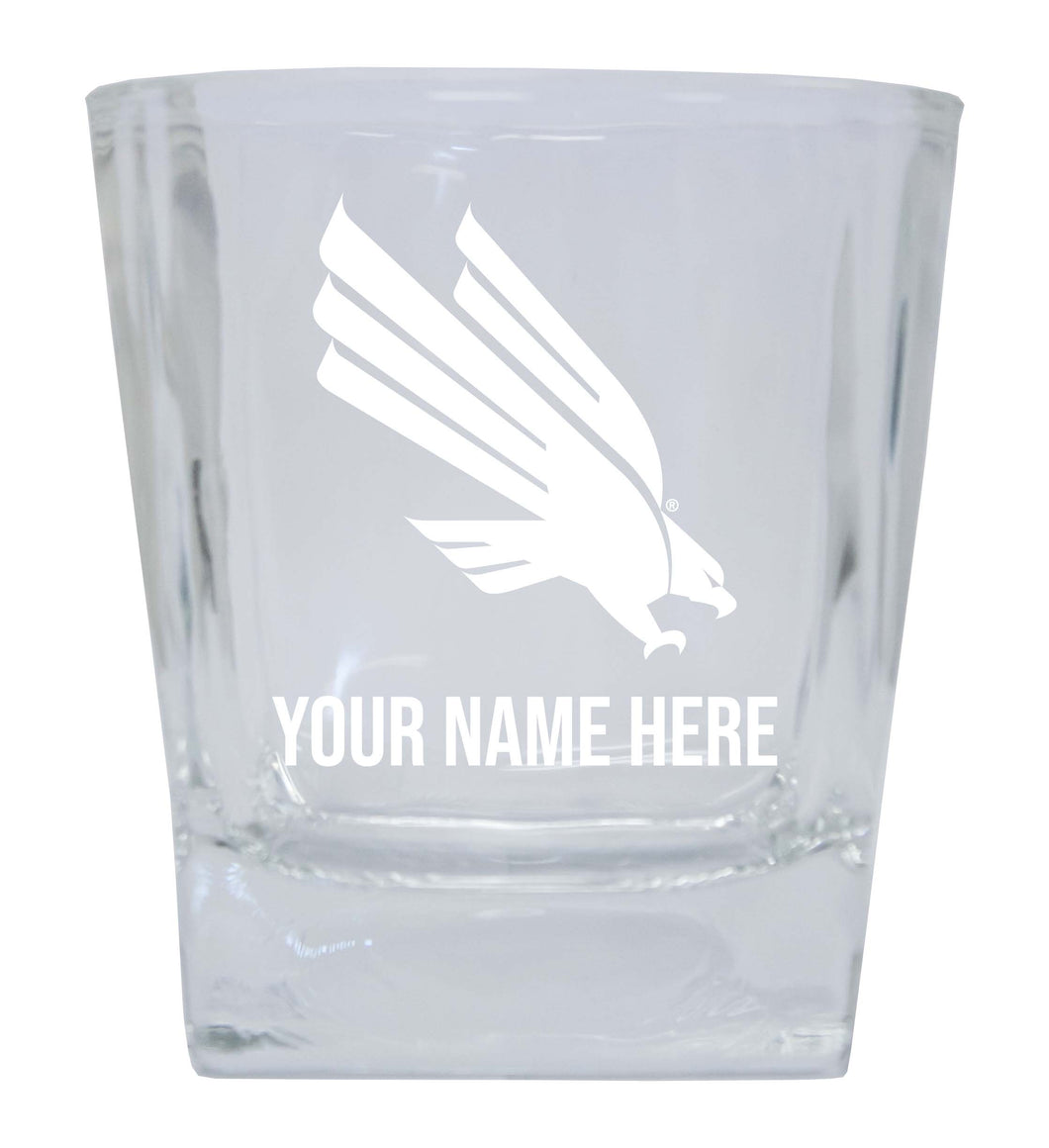 North Texas NCAA Spirit Elegance - 5 ozPersonalized With Custom Name Etched Shooter Glass Tumbler