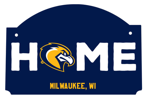 Marquette Golden Eagles Wood Sign with String