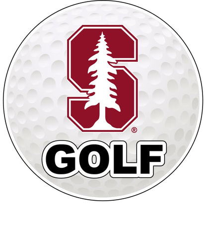 Stanford University 4-Inch Round Golf NCAA Fairway Fervor Vinyl Decal Sticker
