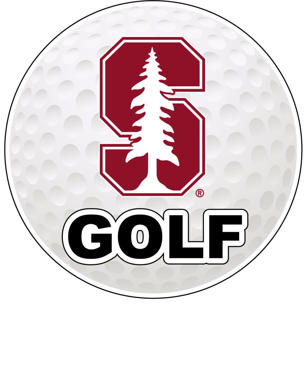 Stanford University 4-Inch Round Golf NCAA Fairway Fervor Vinyl Decal Sticker