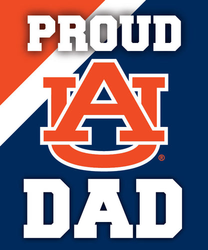 Auburn Tigers 5x6-Inch Proud Dad NCAA - Durable School Spirit Vinyl Decal Perfect Gift for Dad
