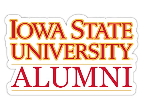 Iowa State Cyclones 4-Inch Alumni 4-Pack NCAA Vinyl Sticker - Durable School Spirit Decal