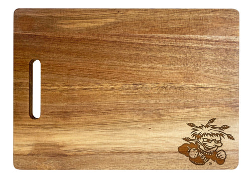 Wichita State Shockers Classic Acacia Wood Cutting Board - Small Corner Logo