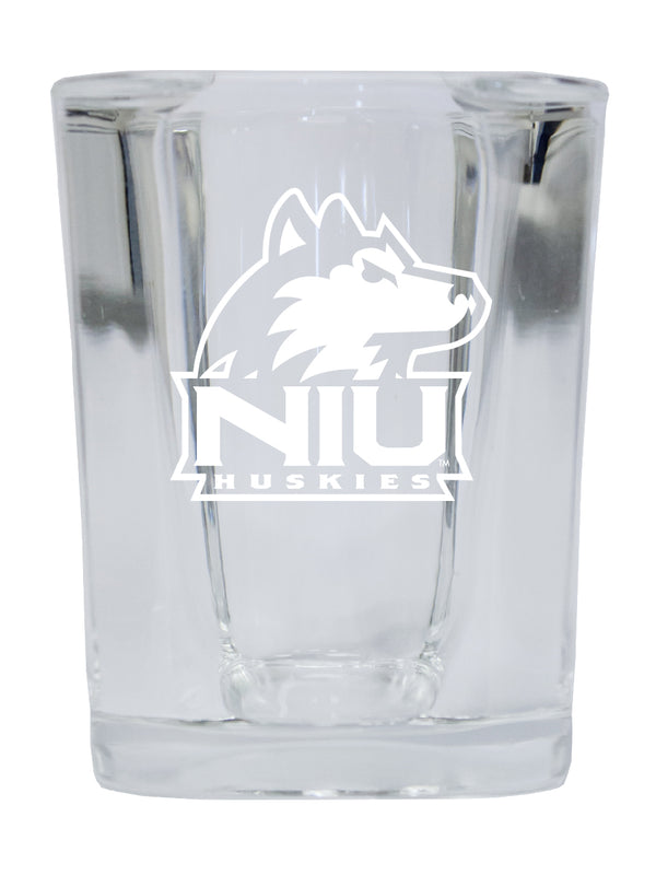 Northern Illinois Huskies NCAA Collector's Edition 2oz Square Shot Glass - Laser Etched Logo 