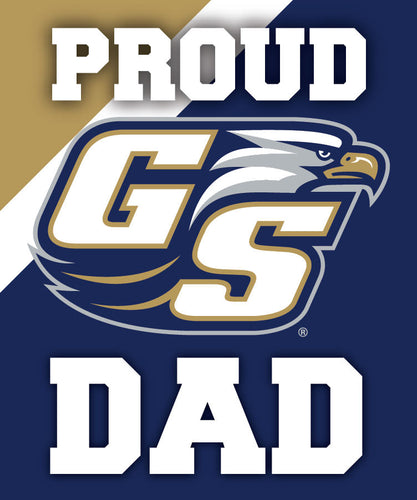 Georgia Southern Eagles 5x6-Inch Proud Dad NCAA - Durable School Spirit Vinyl Decal Perfect Gift for Dad