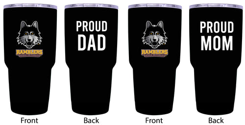 Loyola University Ramblers Proud Parent 24 oz Insulated Tumblers Set - Black, Mom & Dad Edition