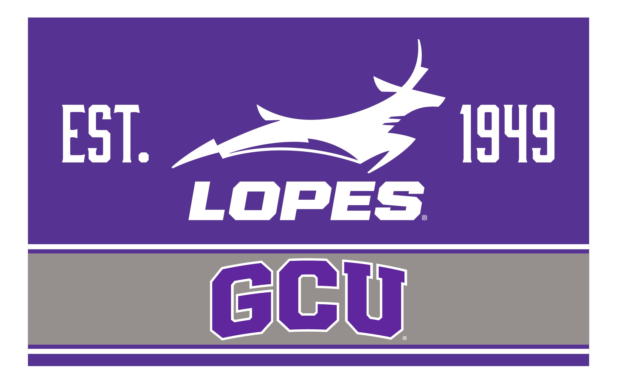 Grand Canyon University Lopes Wood Sign with Frame – R & R INC.