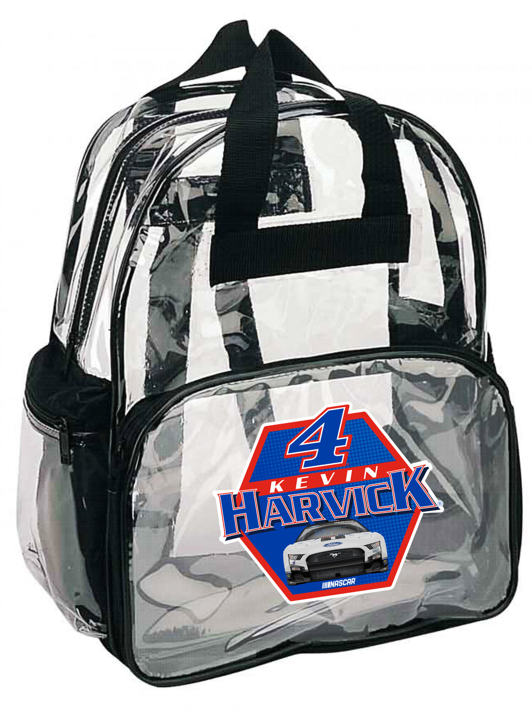 #4 Kevin Harvick Officially Licensed Clear Backpack