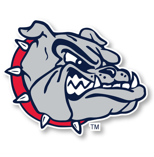 Gonzaga Bulldogs 2-Inch Mascot Logo NCAA Vinyl Decal Sticker for Fans, Students, and Alumni