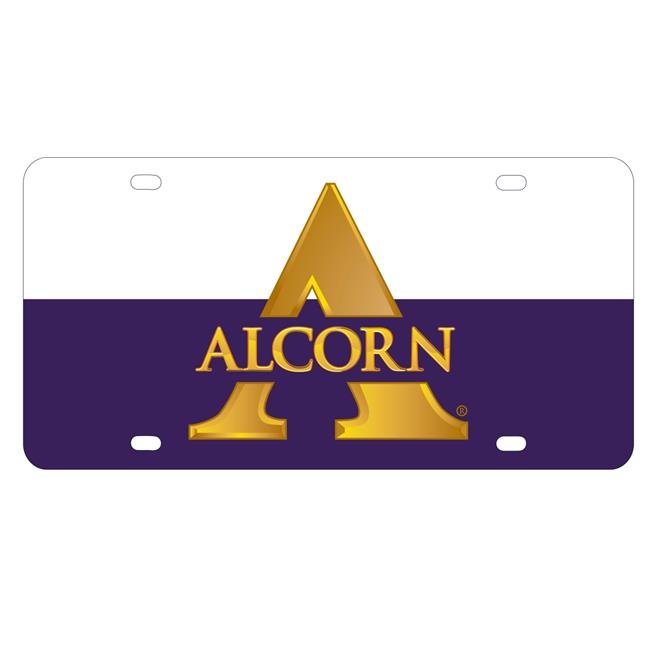 NCAA Alcorn State Braves Metal License Plate - Lightweight, Sturdy & Versatile
