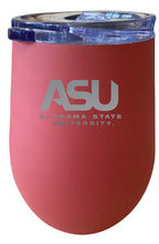 Load image into Gallery viewer, Alabama State University 12 oz Etched Insulated Wine Stainless Steel Tumbler - Choose Your Color

