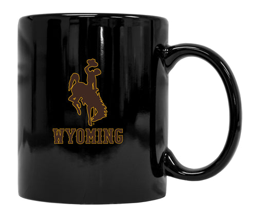 University of Wyoming Black Ceramic NCAA Fan Mug (Black)