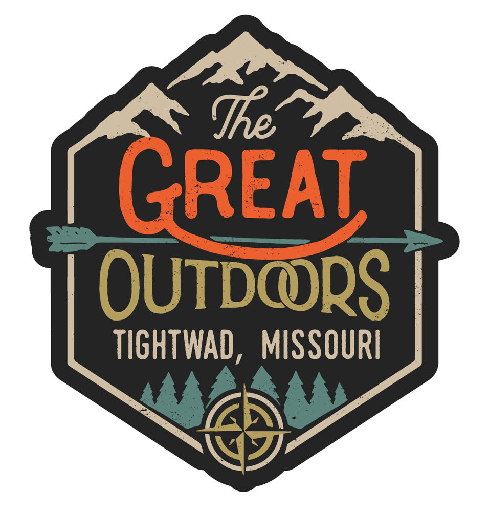 Tightwad Missouri Souvenir Decorative Stickers (Choose theme and size)