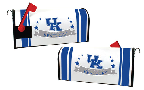 Kentucky Wildcats NCAA Officially Licensed Mailbox Cover Logo and Stripe Design