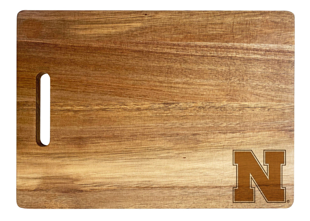 Nebraska Cornhuskers Classic Acacia Wood Cutting Board - Small Corner Logo