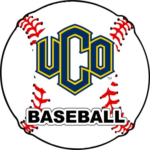 University of Central Oklahoma Bronchos 4-Inch Round Baseball NCAA Passion Vinyl Decal Sticker