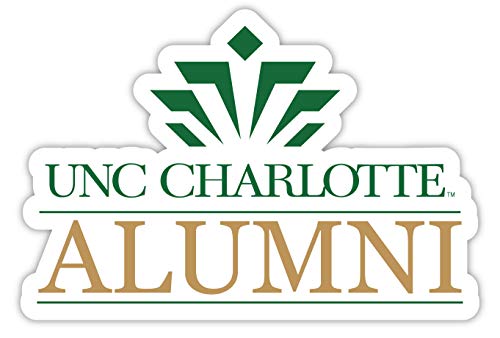 North Carolina Charlotte Forty-Niners 4-Inch Alumni 4-Pack NCAA Vinyl Sticker - Durable School Spirit Decal