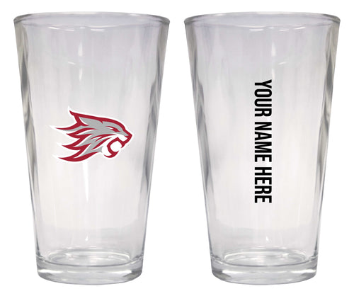 Customizable NCAA California State University  Chico 16 oz Pint Glass – Perfect Gift Personalized With your own  or any fan name