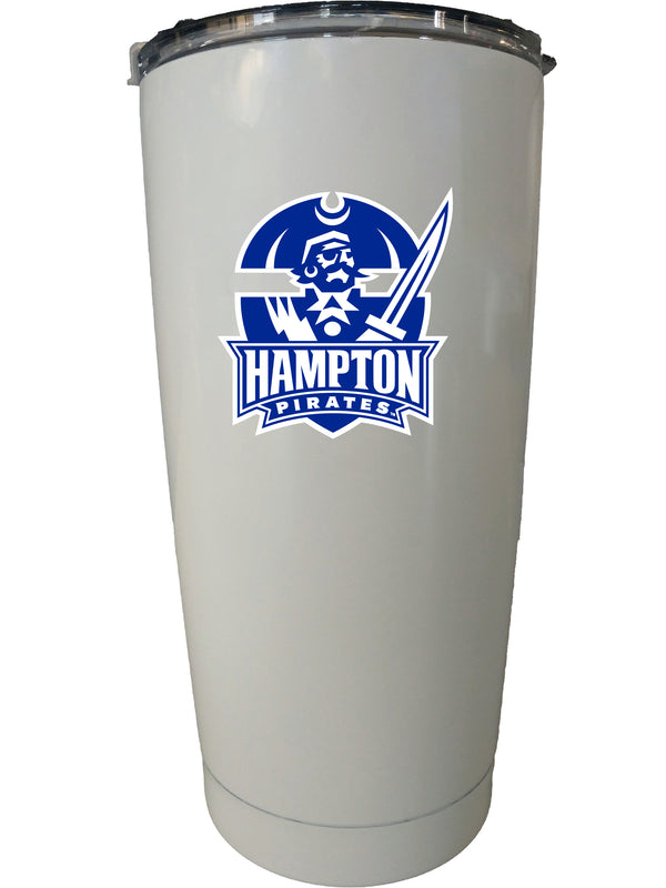 Hampton University NCAA Insulated Tumbler - 16oz Stainless Steel Travel Mug 