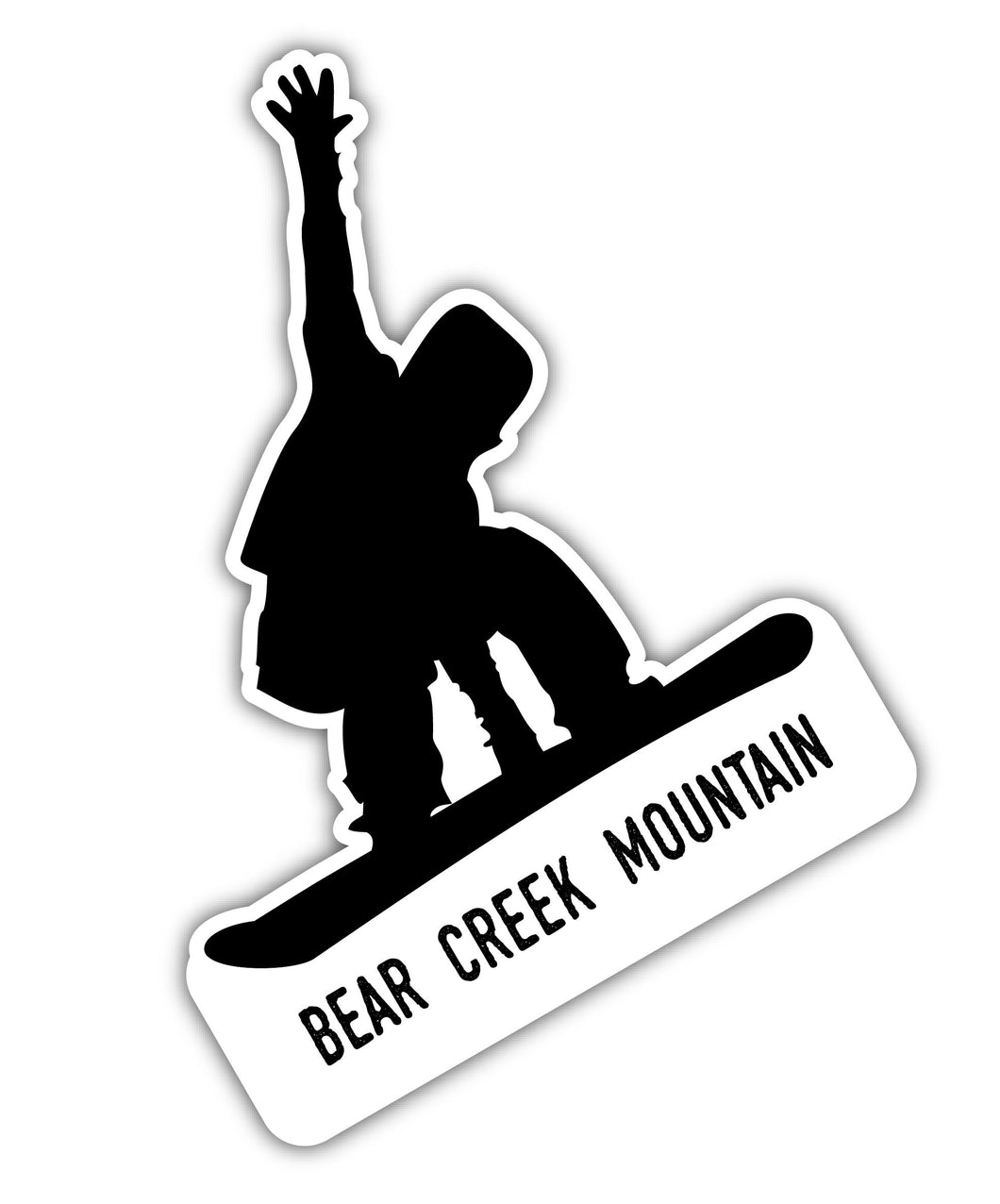Bear Creek Mountain Pennsylvania Ski Adventures Souvenir Approximately 5 x 2.5-Inch Vinyl Decal Sticker Goggle Design