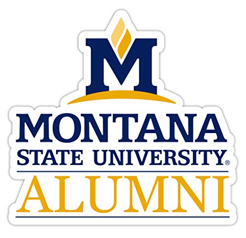 Montana State Bobcats 4-Inch Alumni 4-Pack NCAA Vinyl Sticker - Durable School Spirit Decal
