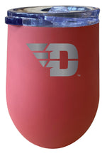 Load image into Gallery viewer, Dayton Flyers 12 oz Etched Insulated Wine Stainless Steel Tumbler - Choose Your Color
