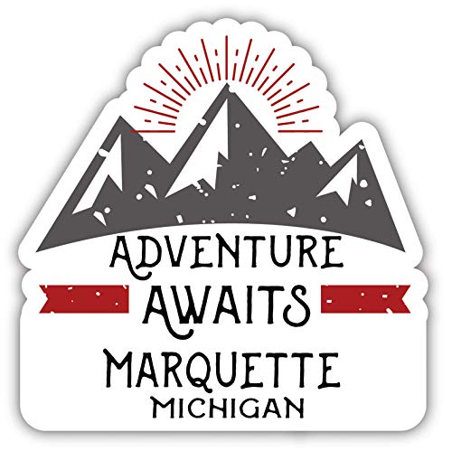 Marquette Michigan Souvenir Decorative Stickers (Choose theme and size)