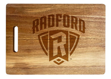 Load image into Gallery viewer, Radford University Highlanders Classic Acacia Wood Cutting Board - Small Corner Logo
