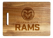 Load image into Gallery viewer, Colorado State Rams Classic Acacia Wood Cutting Board - Small Corner Logo
